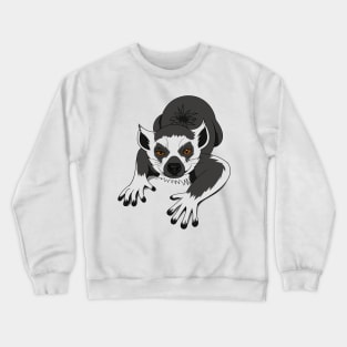 Lion Dad Lemur Crewneck Sweatshirt